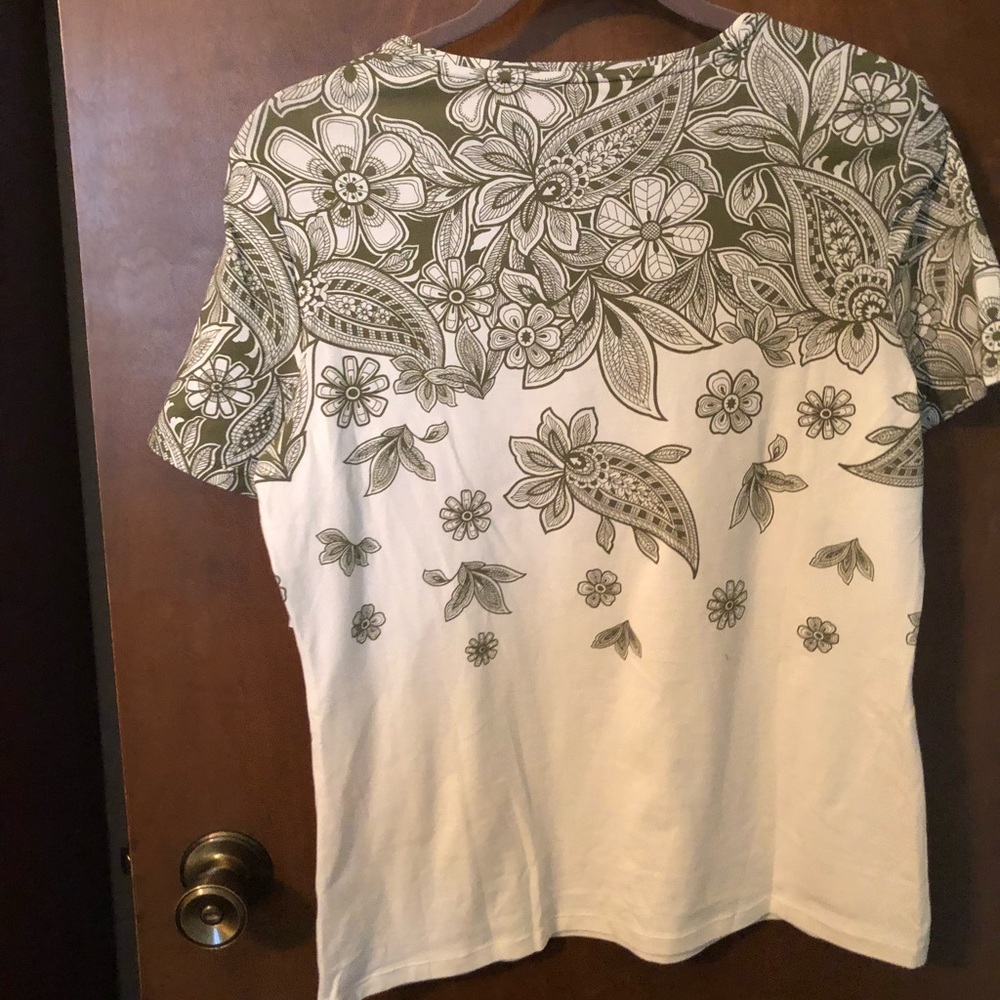 Talbots cotton/spandex t shirt. Brand new